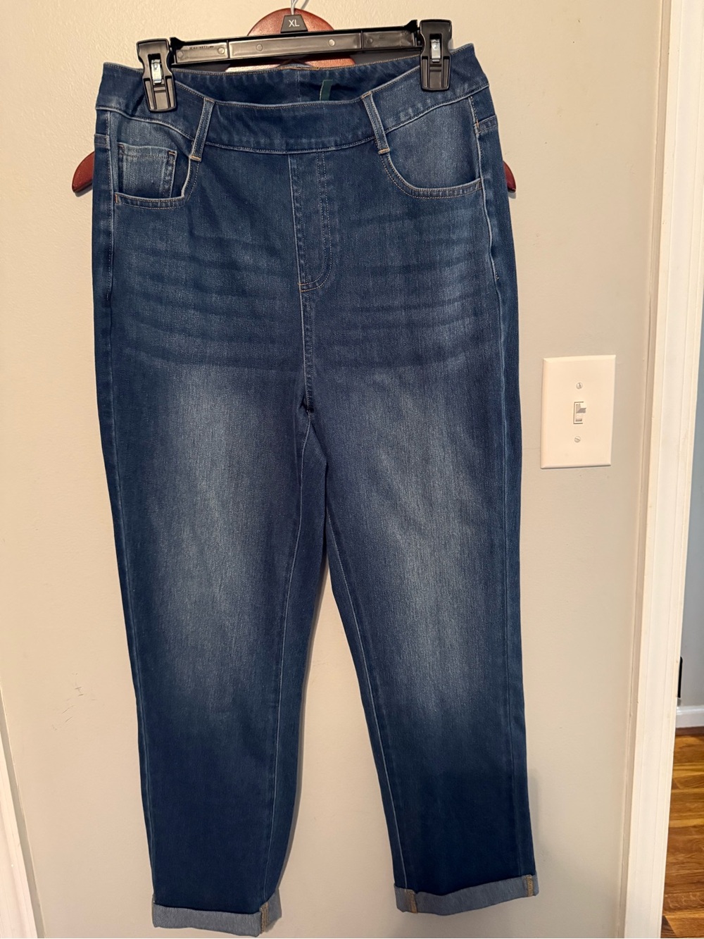 HALARA Indigo Cropped Ankle Jeans